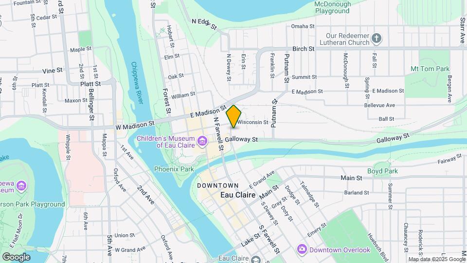 209 N Dewey St-Unit -209 1/2 N Dewey Street Map and Location Details