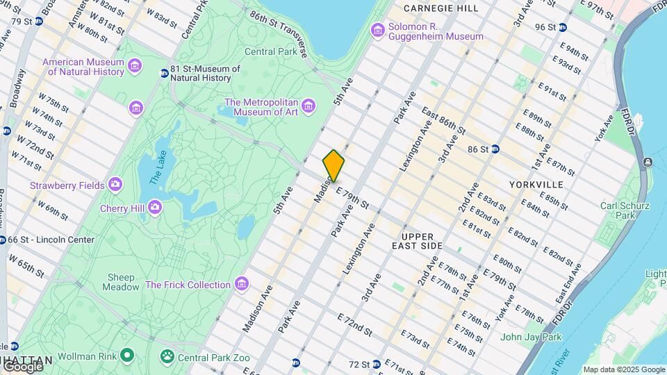 50 E 79th St Map and Location Details