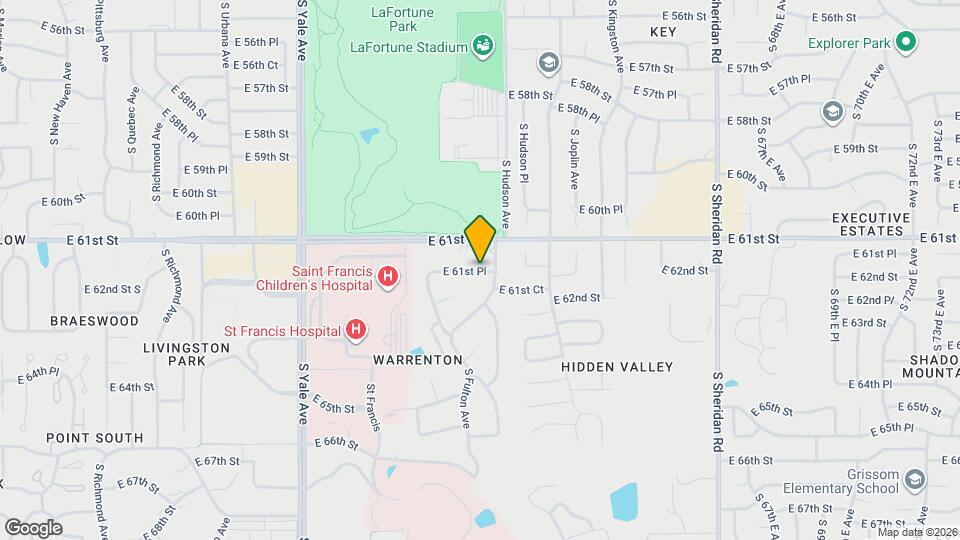 5549 E 61st Pl Map and Location Details