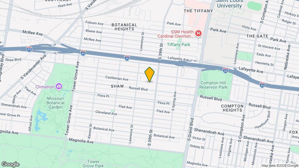 3922 Castleman Ave Map and Location Details