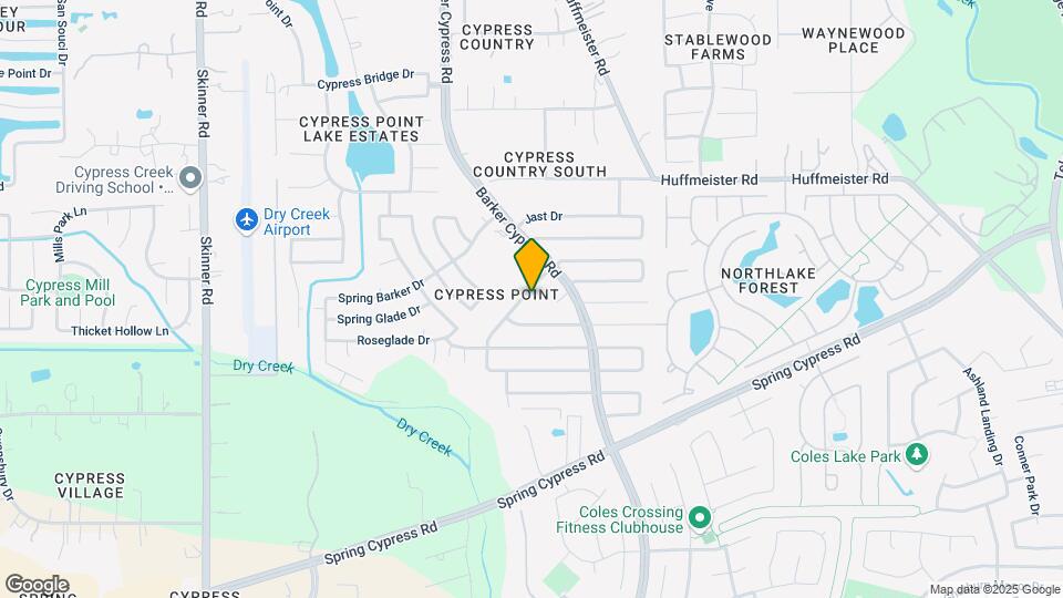 14418 Golden Cypress Ln Map and Location Details