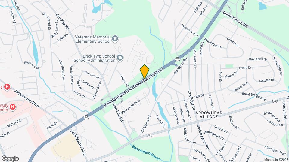 Kentwood Village Rental Office Apartments and Nearby Brick Apartments