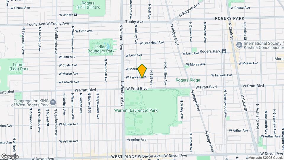 2241 W Farwell Ave Mapa y Detalles de la Ubicación