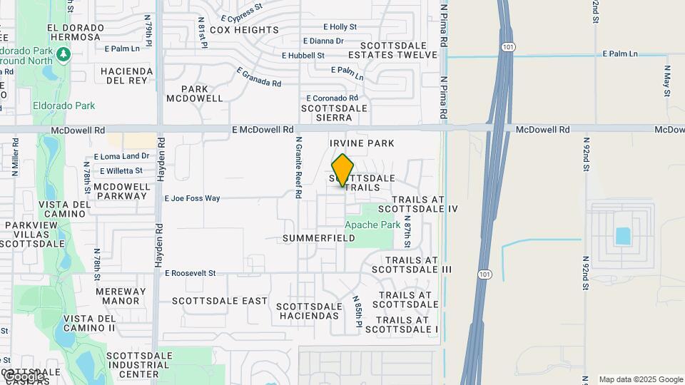 Scottsdale Villas Map and Location Details