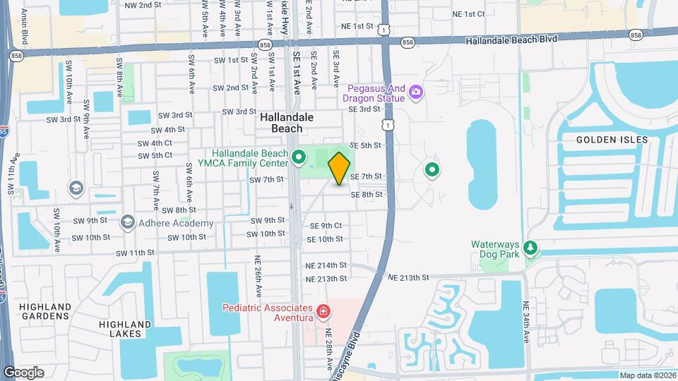 219 SE 8th St Mapa y Detalles de la Ubicación