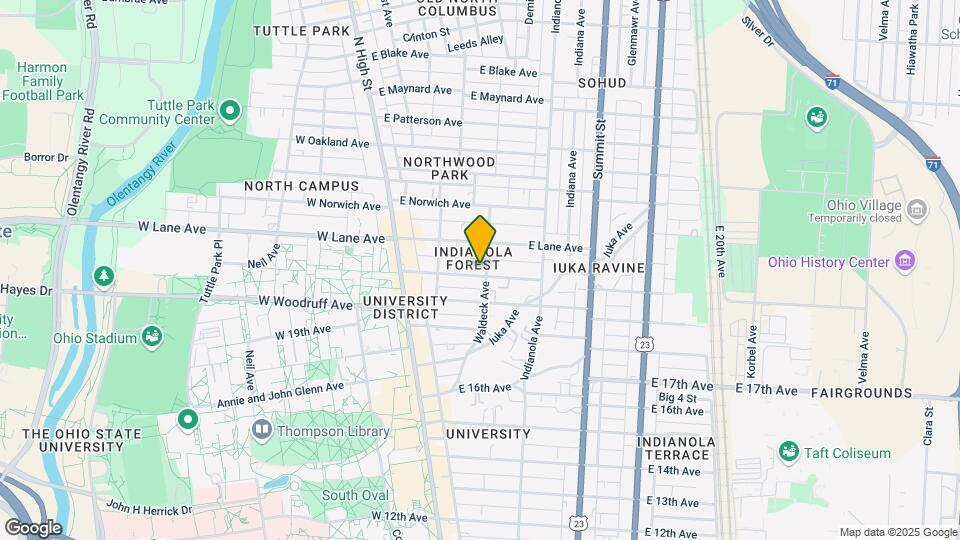 122 Frambes Ave Mapa y Detalles de la Ubicación
