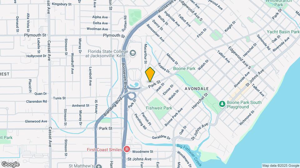 3895 Park St Map and Location Details