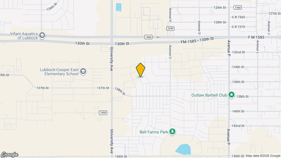 13503 Avenue W Map and Location Details