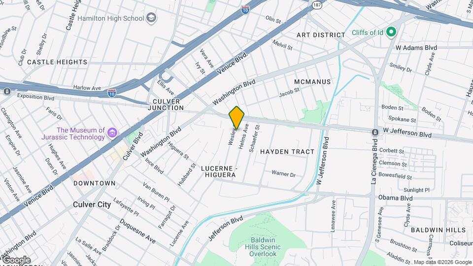 3534 Wesley St, Unit A Mapa y Detalles de la Ubicación