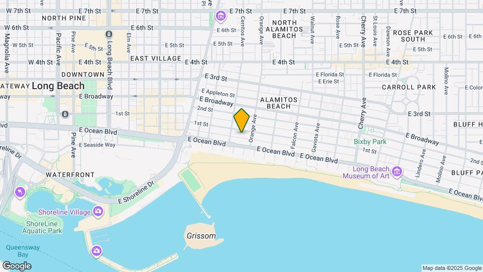 1138 E 1st St Map and Location Details