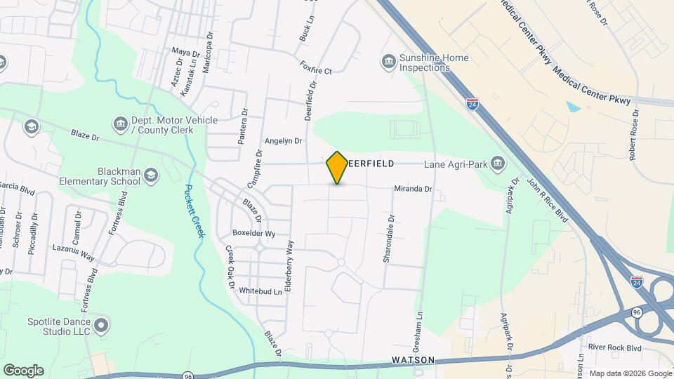 2541 Miranda Dr Mapa y Detalles de la Ubicación