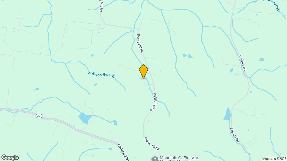 2182 Posey Hill Rd Mapa y Detalles de la Ubicación