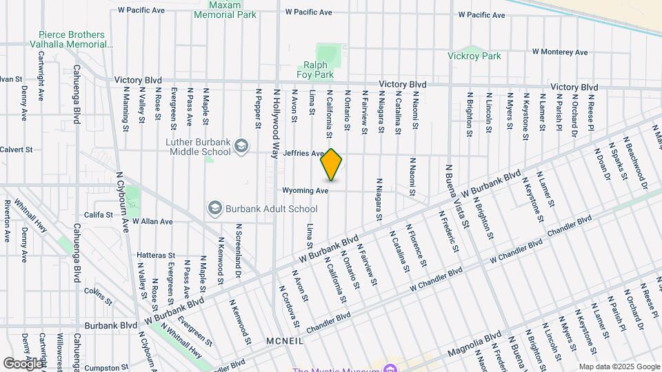 3121 W Wyoming Ave Mapa y Detalles de la Ubicación