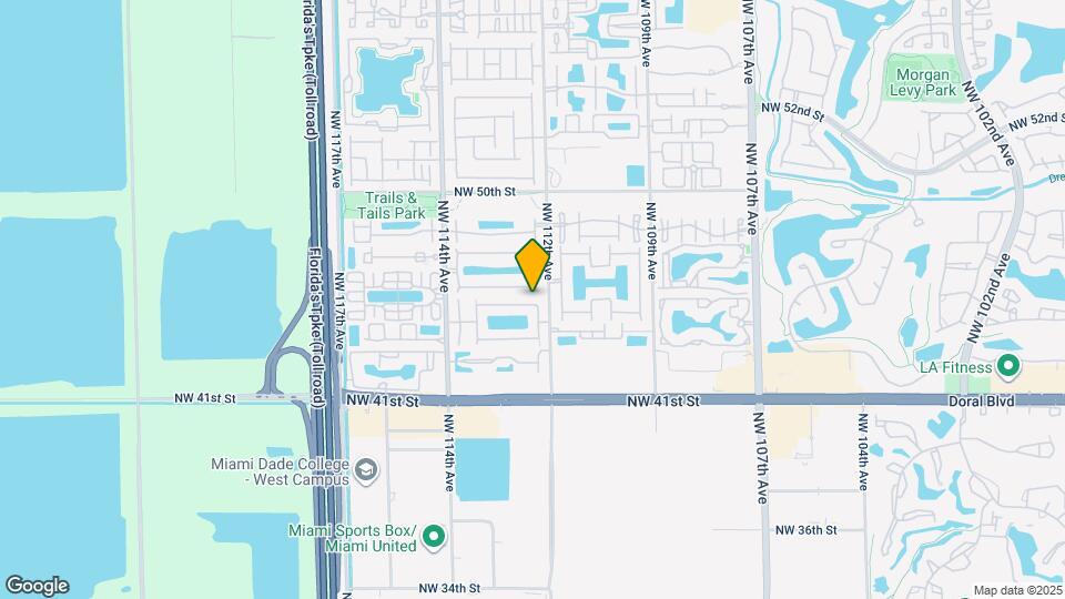 11229 NW 44th Terrace Map and Location Details