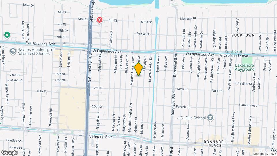 3409 Metairie Ct Map and Location Details