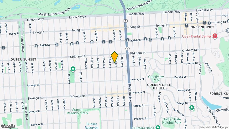 1579 21st Ave Map and Location Details