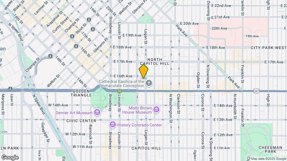 1557 Logan St Map and Location Details