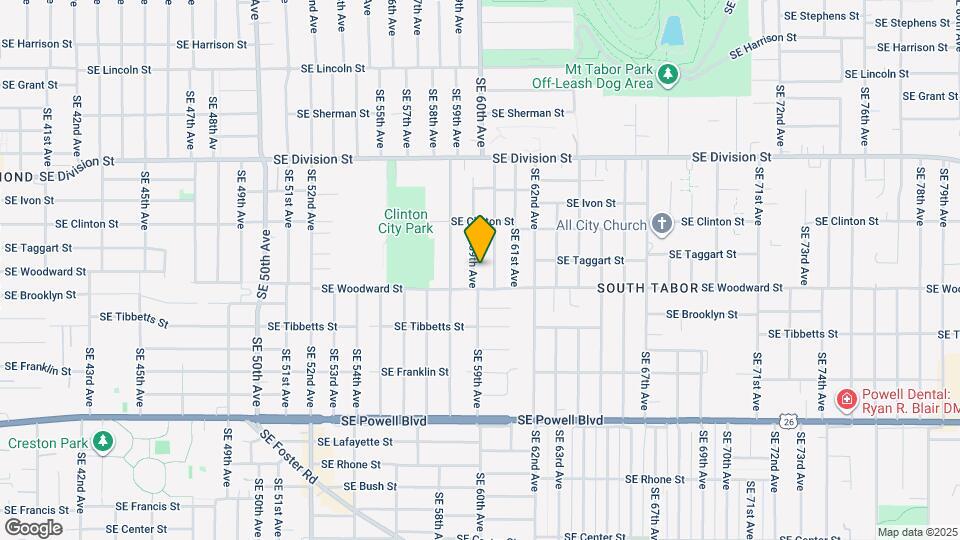 2828 SE 59th Ave Map and Location Details