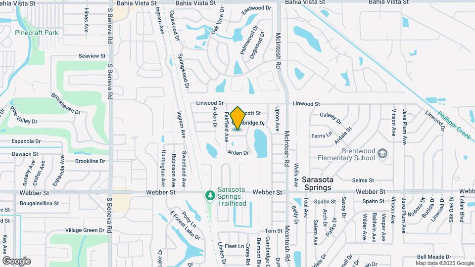 4021 Barry Way Map and Location Details
