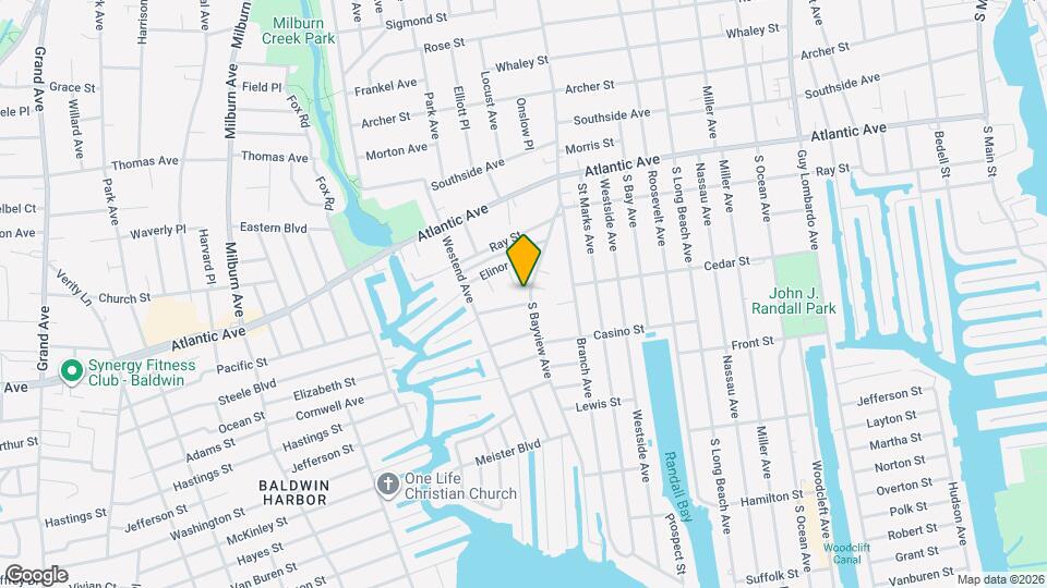 460 S Bayview Ave, Unit 1st Fl Map and Location Details