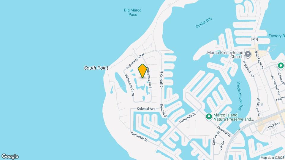 828 Hideaway Cir E Mapa y Detalles de la Ubicación