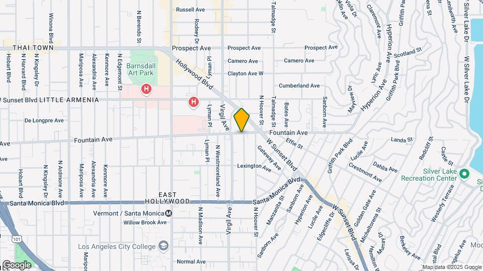 1275 N Commonwealth Ave Map and Location Details