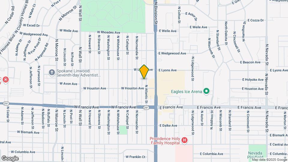 6511-6529 N Atlantic St Mapa y Detalles de la Ubicación