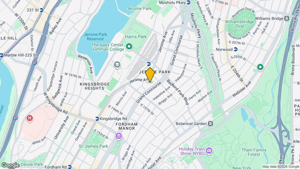 2895 Grand Concourse Map and Location Details