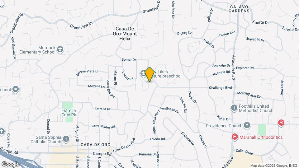 4275 Crestview Dr Map and Location Details
