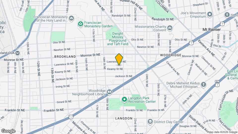 1926 Kearny St NE Mapa y Detalles de la Ubicación