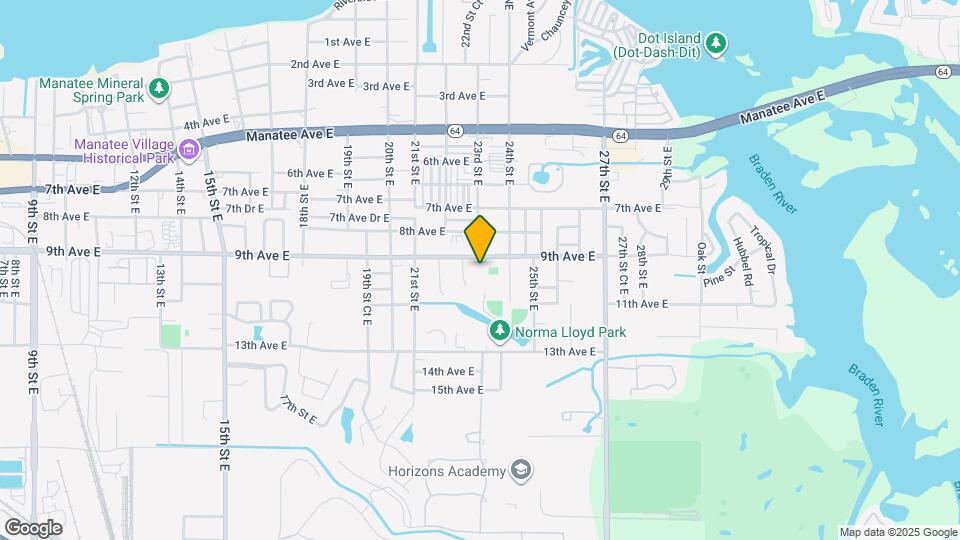 916 23rd St E Map and Location Details