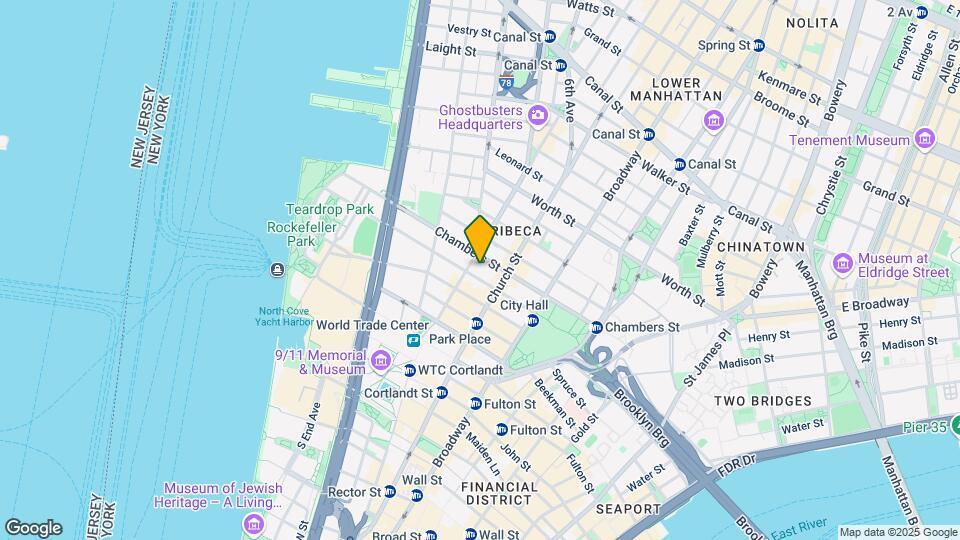 56-58 Warren St Mapa y Detalles de la Ubicación
