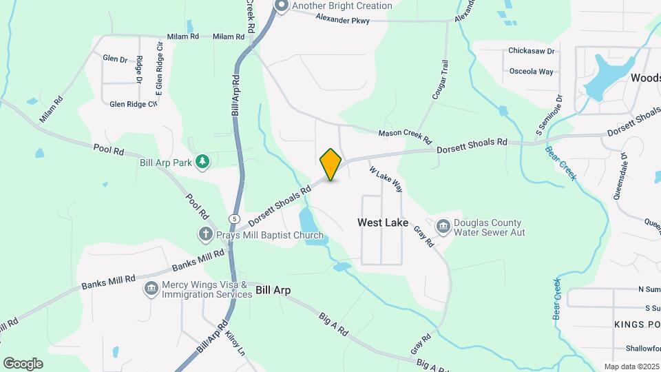 6863 Dorsett Shoals Rd Map and Location Details
