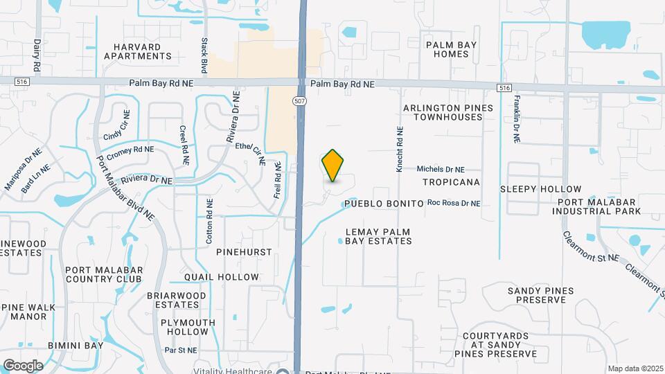 1000 Palm Pl Dr NE Map and Location Details