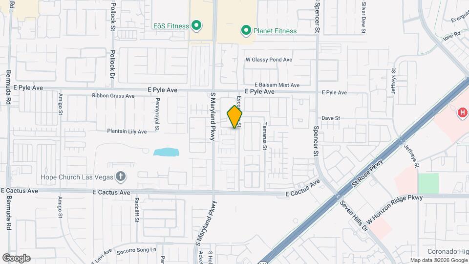 10261 Ladybug Bend St Map and Location Details