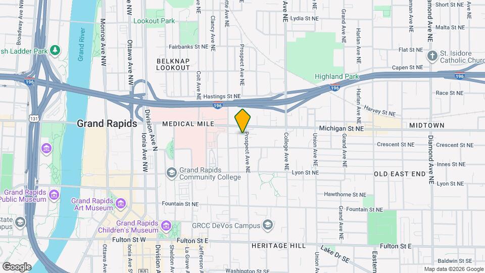 317 Prospect Ave NE Map and Location Details