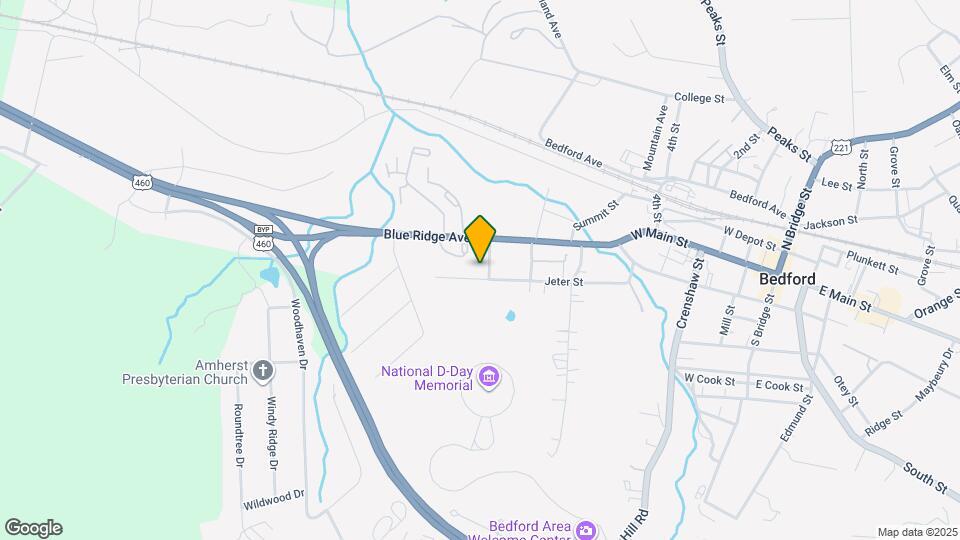 800 Jeter St Map and Location Details