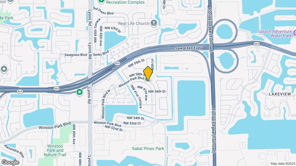 5650 NW 40th Terrace Map and Location Details