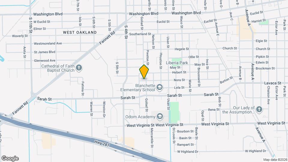 2715 Nora St Map and Location Details