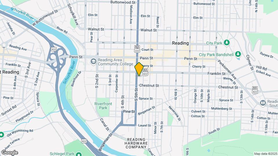 119 S 5th St Map and Location Details