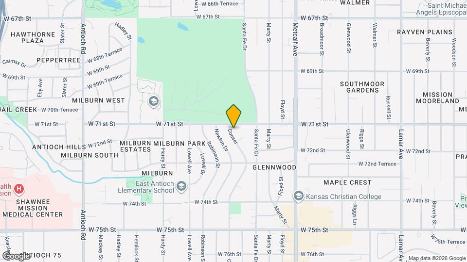 7109 Conser St Map and Location Details