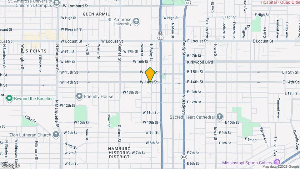 1326 Ripley St Map and Location Details
