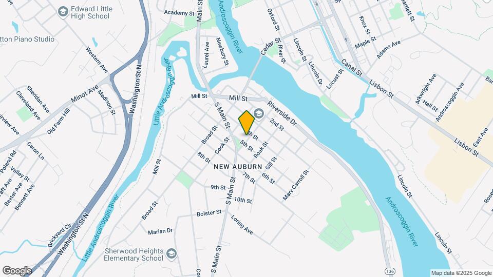 55 Dunn St, Unit 55 Dunn st Auburn Maine Map and Location Details