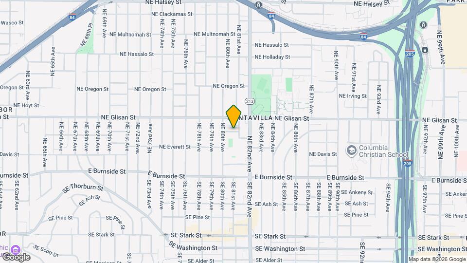 8057 NE Flanders St Map and Location Details