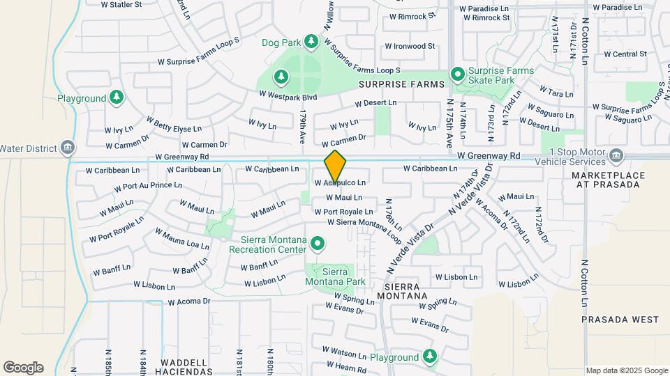 17817 W Acapulco Ln Map and Location Details