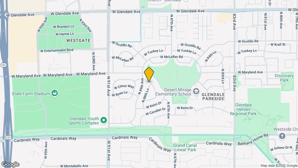 6268 N 88th Ave Map and Location Details