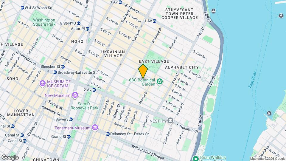 527 E 5th St, Unit 3B Map and Location Details