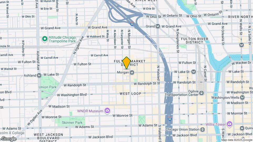 1008 W Lake St Map and Location Details