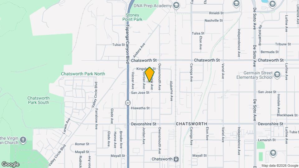 10533 Hillview Ave Map and Location Details