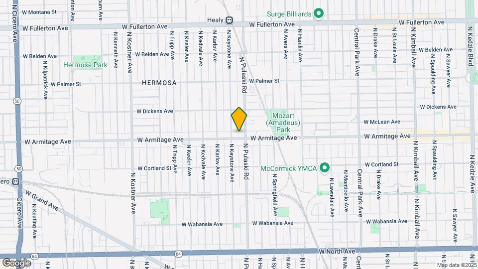 4012 W Armitage Ave Map and Location Details